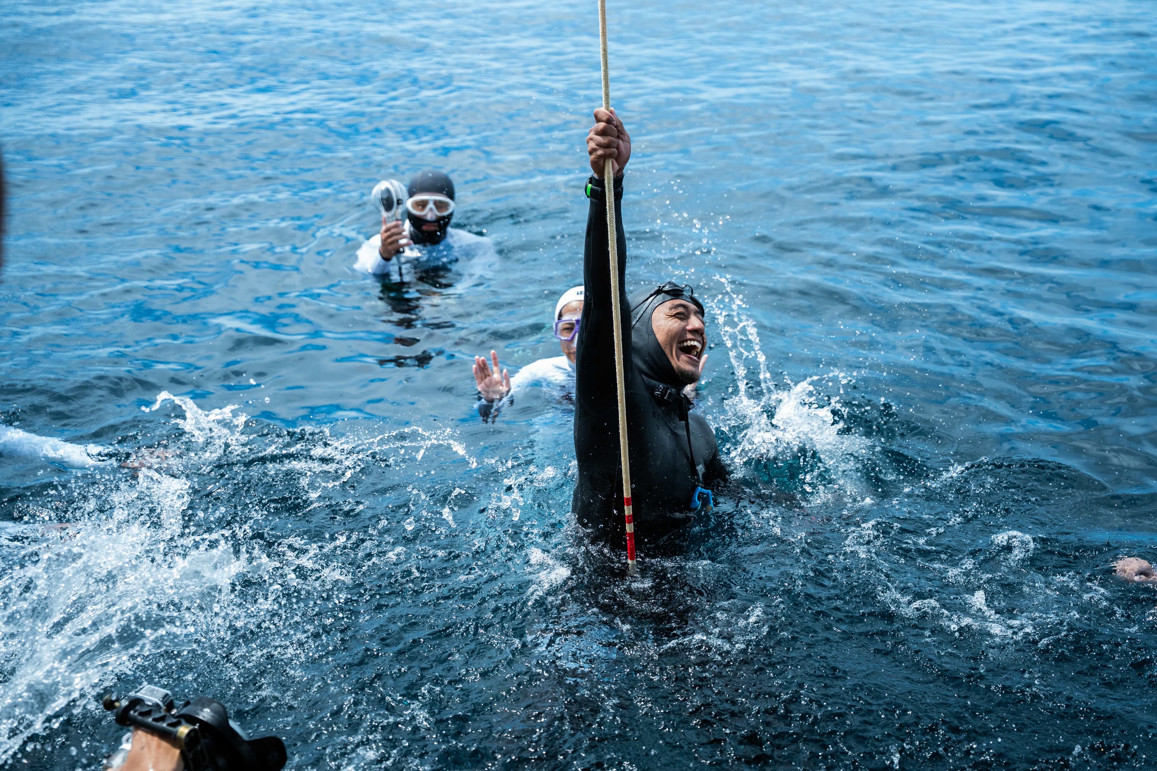 Freediving depth training in Mabini Batangas